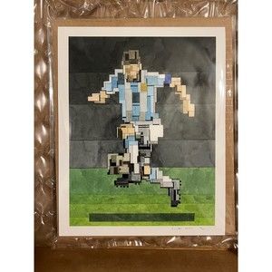 Adam Lister "Messi" Art Print Signed Limited Print X/50